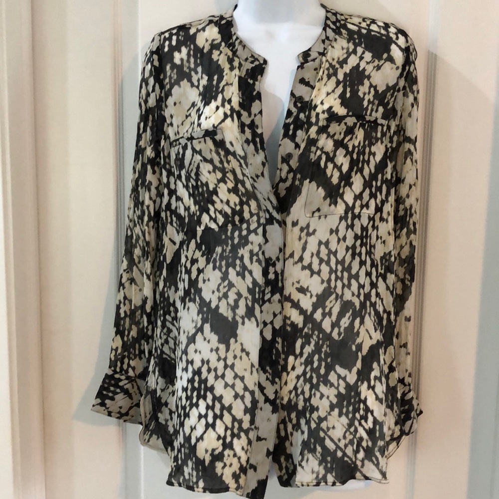 Vince silk blouse 6
